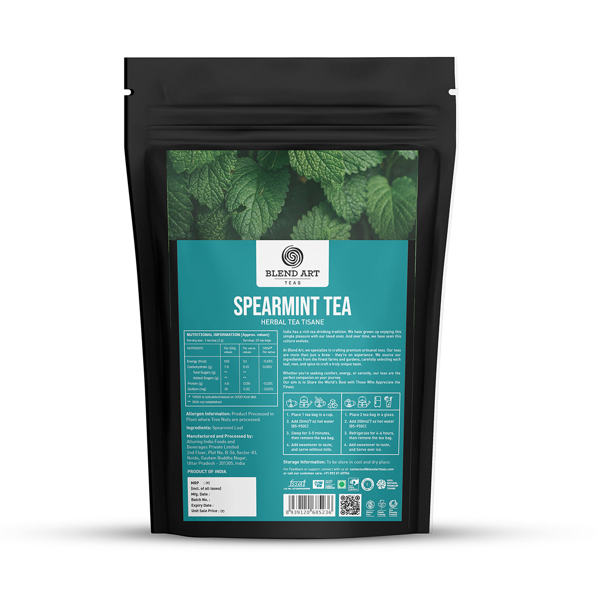Blendart Spearmint Herbal Tea 50 g /25 Tea bags