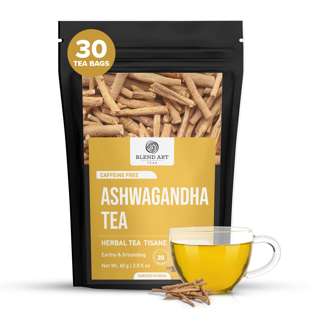 Ashwagandha Root 30 Tea Bags Helps in Relive Stress | Promote Cleansing &amp; Wellness