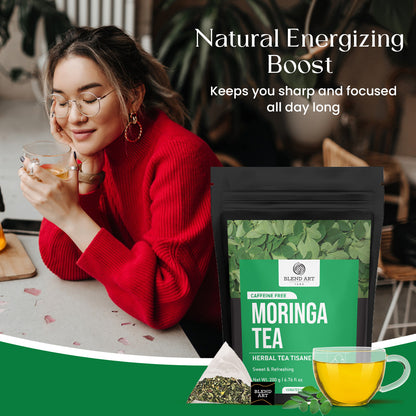Moringa 50 Tea Bags Pure &amp; Natural Moringa Leaves | Natural Wellness Tea