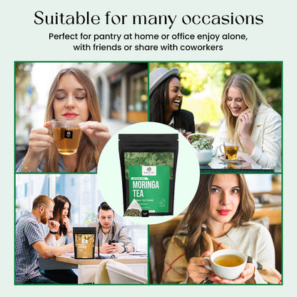 Moringa 50 Tea Bags Pure &amp; Natural Moringa Leaves | Natural Wellness Tea