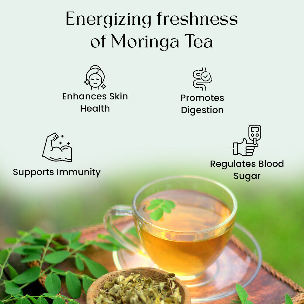 Moringa 50 Tea Bags Pure &amp; Natural Moringa Leaves | Natural Wellness Tea