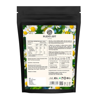 Chamomile Tea Loose – 100gm SLEEP &amp; RELAXATION Herbal Tea | Floral &amp; Calming Taste