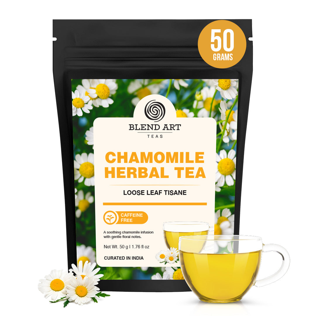 Chamomile Tea Loose – 50gm Naturally Caffeine Free SLEEP &amp; RELAXATION Herbal Tea