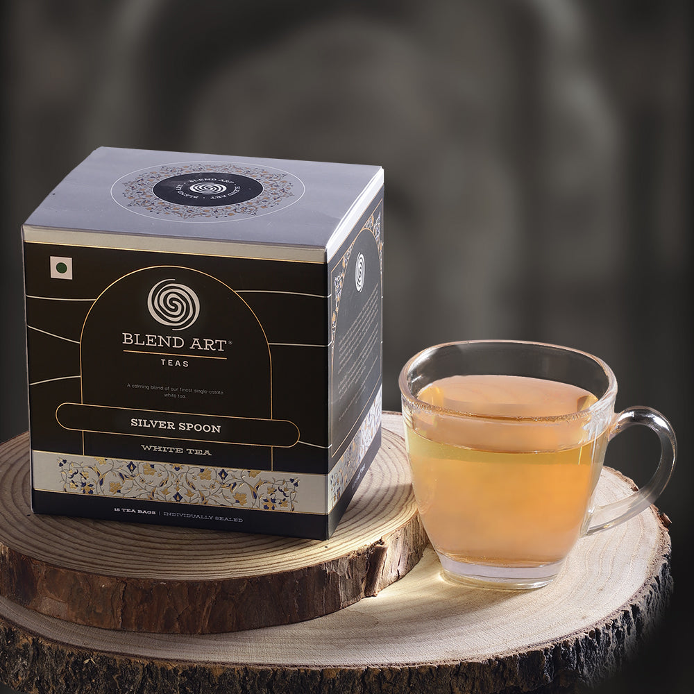 Silver Spoon White Tea 100% Natural Tea Leaves